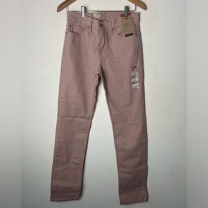 Levi's Pink Slim Jeans Modern Style size 29 x 32 stretch with tags